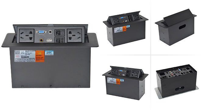彈起式AS-ZH-500桌面插座