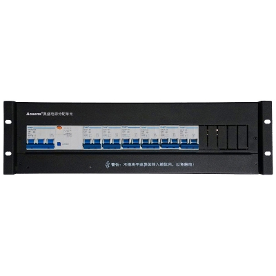 定制3U15 三相機(jī)柜電源 380V交流配電單元 架頂電源箱 機(jī)柜配電盤(pán)屏PDU