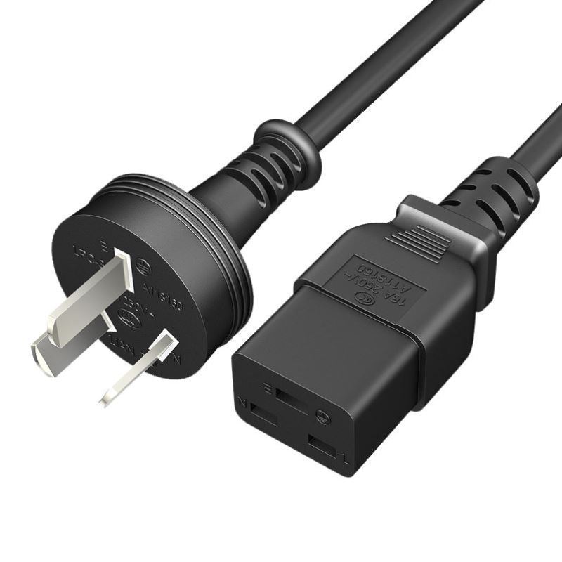 16A國標(biāo)電源線品字尾 C19插座 PDU電源線