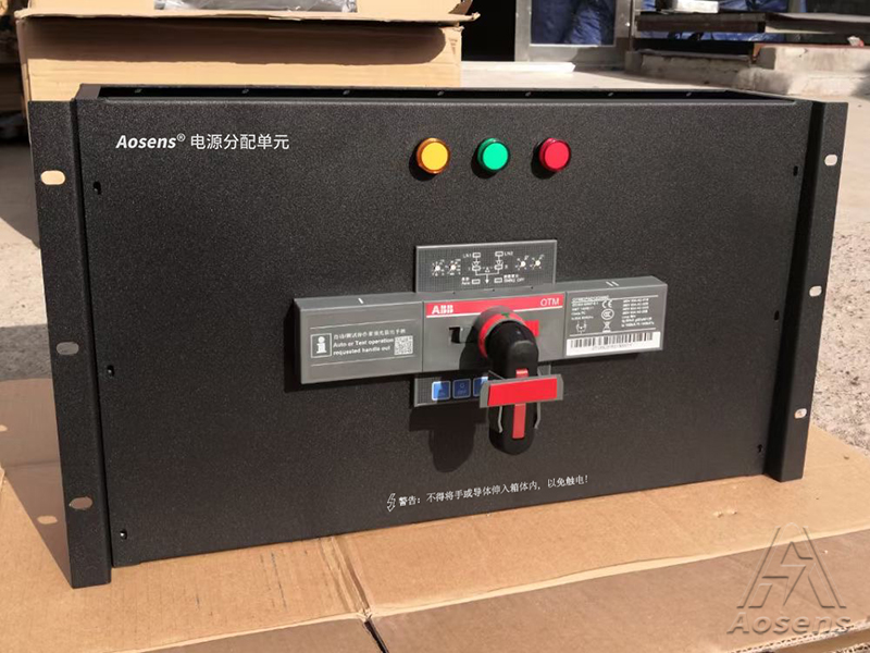 6U機(jī)架式ABB 4P380V雙電源ATS切換開(kāi)關(guān)手自一體切換器