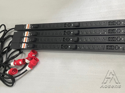 定制 奧盛豎裝PDU 380V三相PDU 國標(biāo)三孔 防脫C13 C19  AS-1.5U-Z15J4C4D4F3S3G320/380