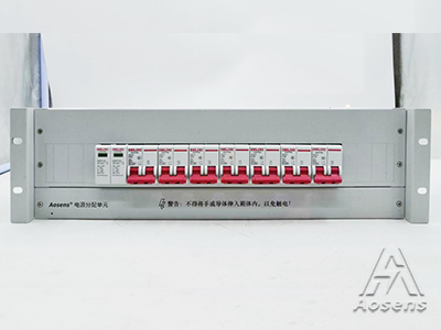 定制3U機(jī)架式德力西電源分配單元 2P空開輸入防雷保護(hù)輸出6回路