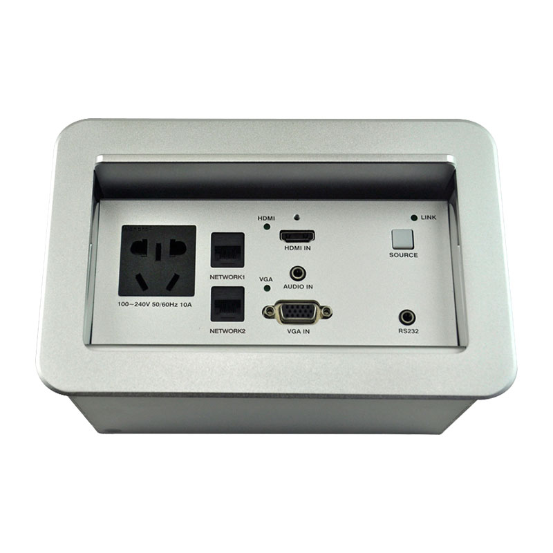 AS-600HD 奧盛VGA HDMI延長(zhǎng)器投影機(jī)HDBaseT發(fā)射轉(zhuǎn)網(wǎng)線傳輸桌面插座