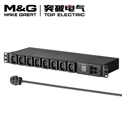 07TG130902突破PDU機(jī)柜插座/16A/8聯(lián)/智能監(jiān)控/黑色/3*2.5/3米線(xiàn)/國(guó)標(biāo)16A插頭