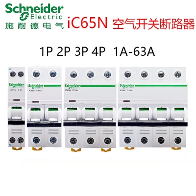 施耐德空氣開關IC65N空開1A-63A1P2P3P4P小型斷路器A9系列空開國產替代 40A 4p